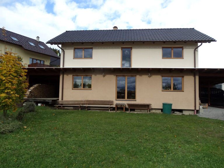 Rámová dřevostavba (slamák) - Kunštát