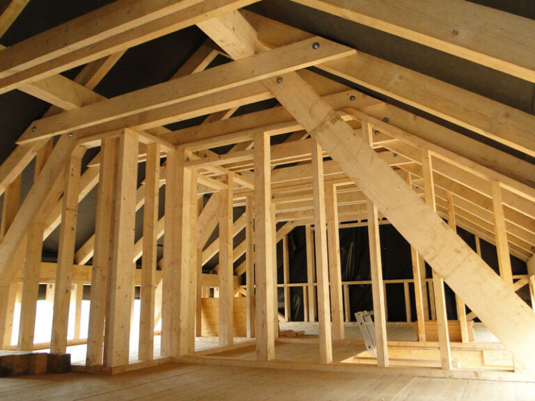 09 - Masivní rámová konstrukce dřevostavby - Osiky | DřevArt