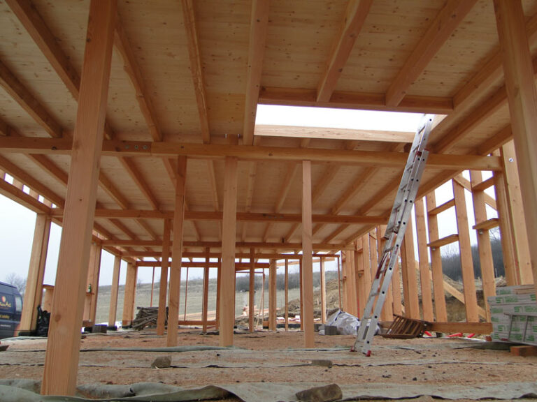 09 - Pohledový dřevěný strop - Nesovice | DřevArt